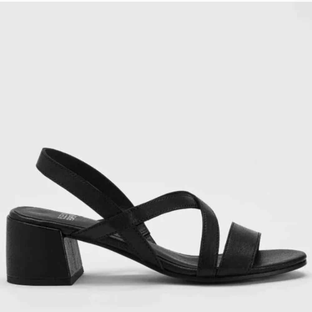 Eileen FIsher Giga Leather Slingback Sandal Size 5 New